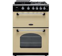 Rangemaster CLA60NGFCR/C Classic Cream with Chrome Trim Gas Cooker with Double Oven