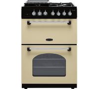 Rangemaster CLA60DFFCR/C Classic 60cm Dual Fuel Freestanding Cooker, Cream