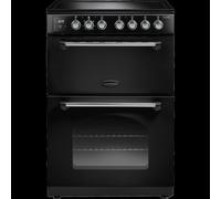 Rangemaster Classic 60 CLA60EIBL/C Electric Cooker with Induction Hob - Black / Chrome