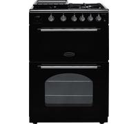 Rangemaster CLA60NGFBL/C Classic 60cm Gas Freestanding Cooker, Black