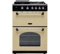 Rangemaster CLA60NGFCR/C Classic Cream with Chrome Trim Gas Cooker with Double Oven