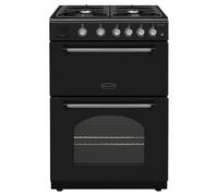 Rangemaster CLA60NGFBL/C Classic 60cm Gas Freestanding Cooker, Black