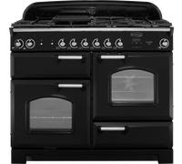 Rangemaster CLA110DFFBL/C Classic 110cm Dual Fuel Range Cooker 116780 - BLACK