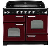 Rangemaster Classic 110 Range cooker Electric Zone induction hob Burgundy