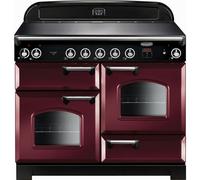 Rangemaster Classic 110 Range cooker Electric Zone induction hob Burgundy