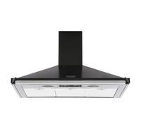 Rangemaster Classic CLAHDC90BC - Black/Chrome 90cm Chimney Cooker Hood - D Energy