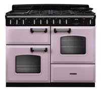 Rangemaster CLDLO110DFPHTH/CM1 Classic Deluxe Heather / Chrome 110cm Dual Fuel Range Cooker A