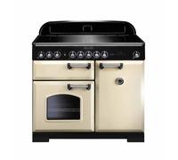Rangemaster CDL100EICR/C Classic Deluxe 100 Induction Hob Range Cooker, Cream