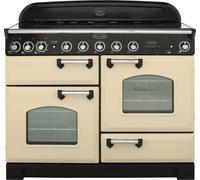 Rangemaster Classic Deluxe Range Cooker - Freestanding - CDL110EICR/C - Cream / Chrome