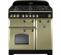 Rangemaster 114630 (CDL90DFFOG/B) CLASSIC DELUXE 90cm Dual Fuel Cooker