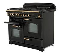 Rangemaster Classic Deluxe Range Cooker - Freestanding - CDL110EICR/B - Cream/Brass