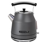 Rangemaster Classic Kettle in Matt Grey with Quiet Boil Technology, 1.7L Capacity and 3kW of Power, Removable and Washable Limescale Filter, 360° Swivel Base, RMCLDK301GY