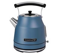 Rangemaster Classic Kettle in Matt Stone Blue with Quiet Boil Technology, 1.7L Capacity and 3kW of Power, Removable and Washable Limescale Filter, 360° Swivel Base, RMCLDK301SB