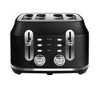 Rangemaster Classic Matt Black 4 Slice Toaster
