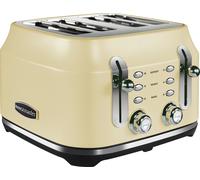 Rangemaster Classic RMCL4S201CM 4 Slice Toaster - Almond Cream, Cream