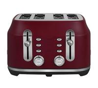 Rangemaster Classic Toaster with Extra-Wide Slots, 6 Browning Levels and 3 Auto-Settings in Bordeaux, RMCL4S304BU