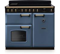 Rangemaster CLDL100EIPSTB/AB1 Classic Deluxe - Stone Blue Range Cooker - 100cm Induction - A Energy Rating