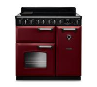 Rangemaster CLDL90EIPBOR/CM1 Classic Deluxe Bordeaux & Chrome 90cm Induction Range Cooker
