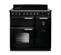 Rangemaster CLDL90EIPCBL/CM1 Classic Deluxe Charcoal Black & Chrome 90cm Induction Range Cooker