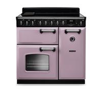 Rangemaster Classic Deluxe CLDL90EIPHTH/CM1 90cm Electric Range Cooker with Induction Hob - Heather / Chrome - A/A Rated, Purple