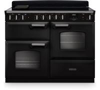 Rangemaster CLDLO110EIPCBL/CM1 Classic Deluxe Charcoal Black / Chrome 110cm Induction Range Cooker A
