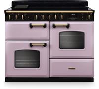 Rangemaster CLDLO110EIPHTH/AB1 Classic Deluxe Heather / Antique Brass 110cm Induction Range Cooker A