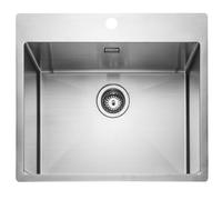 Rangemaster Cosmo Single Bowl Inset Chrome Stainless Steel Kitchen Sink