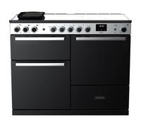 Rangemaster Edge Deluxe 110cm Induction Range Cooker - Black Glass