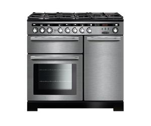 Rangemaster EDL100DFFSS/C - Stainless Steel 100cm Dual Fuel Range Cooker