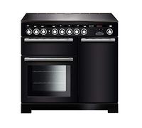 Rangemaster EDL100EIBL/C Encore Deluxe Black with Chrome Trim 100cm Electric Range Cooker
