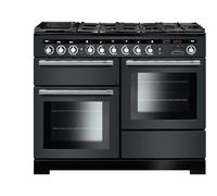 Rangemaster Encore Delux EDL110DFFSL/C 110cm Dual Fuel Range Cooker - Slate Chrome 117270