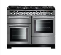 Rangemaster EDL110DFFSS/C Encore Deluxe Stainless Steel / Chrome 110cm Dual Fuel Range Cooker 117290 A