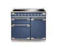 Rangemaster Elise ELS100EISB 100cm Electric Range Cooker with Induction Hob - Stone Blue