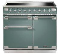 Rangemaster Elise 100cm Electric Range Cooker with Induction Hob - Mineral Green - A Rated