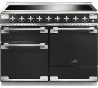 Rangemaster Elise 110cm Electric Range Cooker with Induction Hob - Charcoal Black - A/A/A Rated