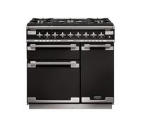 Rangemaster Elise 90 Dual Fuel Range Cooker - Black
