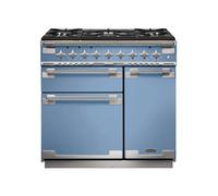 Rangemaster ELS90DFFCA/ 108430 Elise 90cm Dual Fuel Range Cooker In China Blue