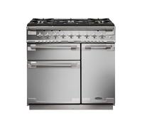 Rangemaster Elise 90 Dual Fuel Range Cooker - Stainless Steel