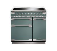 Rangemaster Elise 90 Induction Range Cooker - Mineral Green