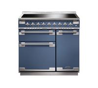Rangemaster Elise 90 Induction Range Cooker - Stone Blue