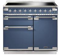 Rangemaster Elise ELS100EISB 100cm Electric Range Cooker with Induction Hob - Stone Blue