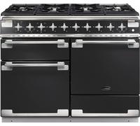 Rangemaster Elise ELS110DFFCB Charcoal Black 110cm Dual Fuel Range Cooker A