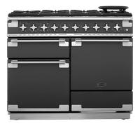Rangemaster Elise ELS110DFFSL 110cm wide Dual Fuel Range Cooker with Gas Hob - Slate - A/A Rated