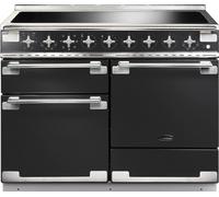 Rangemaster Elise 110cm Electric Range Cooker with Induction Hob - Charcoal Black - A/A/A Rated
