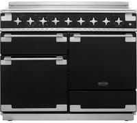 Rangemaster Elise ELS110EIGB 110cm wide Electric Range Cooker with Induction Hob - Black - A/A Rated, Black