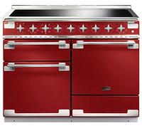 Rangemaster Elise ELS110EIRD 110cm wide Electric Range Cooker with Induction Hob - Cherry Red - A/A Rated, Red