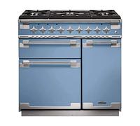 Rangemaster Elise ELS90DFFCA/ 90cm Dual Fuel Range Cooker - China Blue 108430