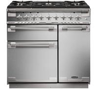 Rangemaster Elise ELS90DFFSS Stainless Steel 90cm Dual Fuel Range Cooker A