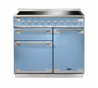 Rangemaster ELS100EICA Elise China Blue / Brushed Nickel 100cm Induction Range Cooker A