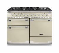 Rangemaster ELS110DFFCR Elise Cream / Brushed Nickel 110cm Dual Fuel Range Cooker A